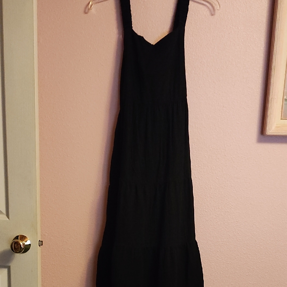 Maurices Black Backless Dress